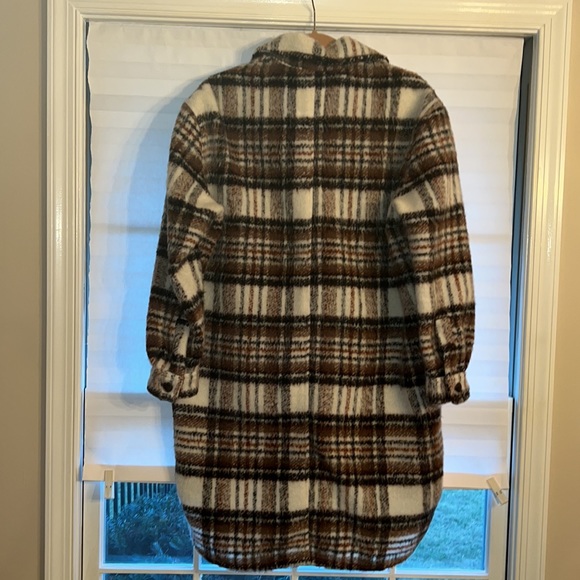 Blank NYC Cassie Plaid Shacket Size Medium - Picture 8 of 15